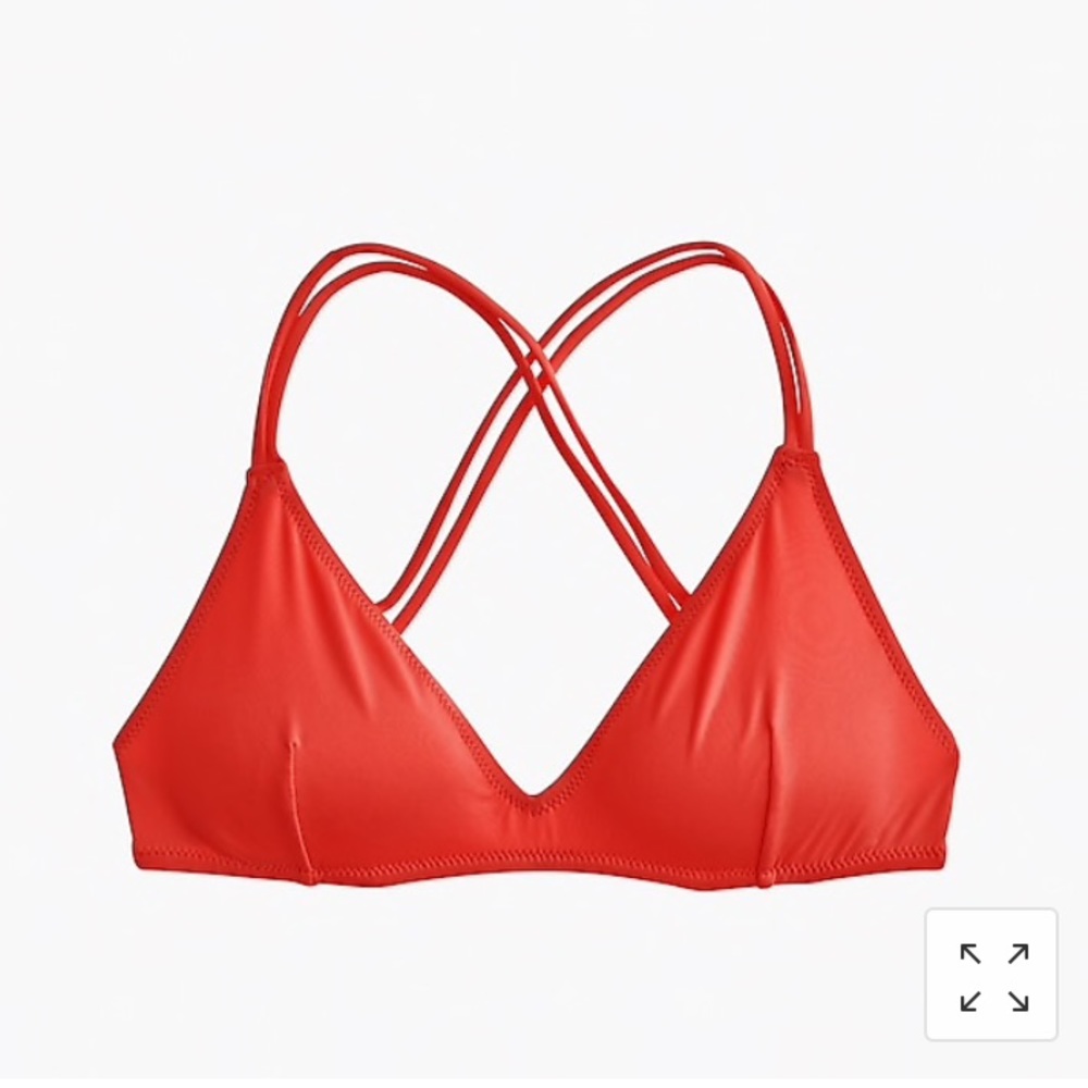 J. Crew Monterey Playa Strappy Bikini Top
